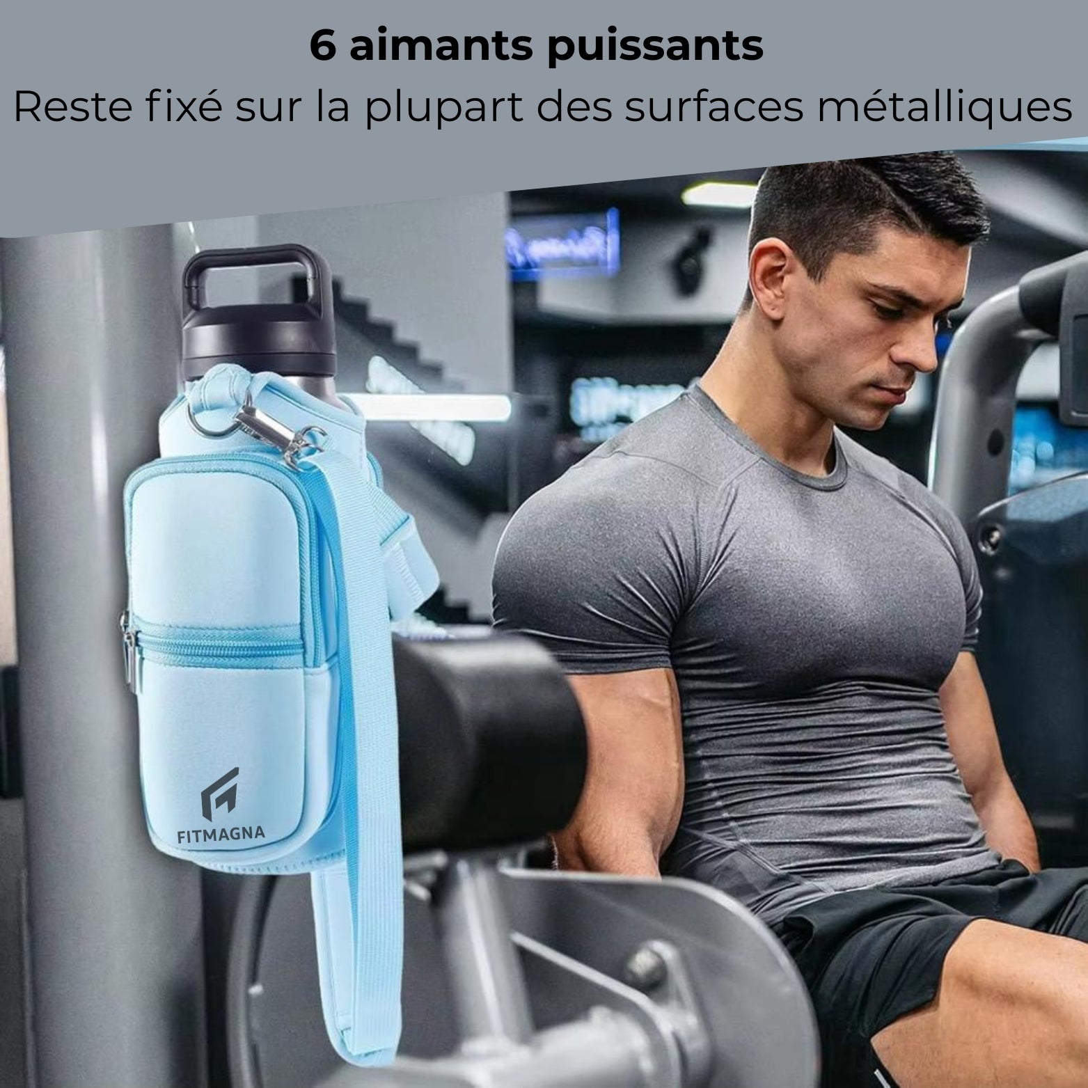 Sac magnétique Fitmagna™ – l’accessoire mains libres pour ta séance